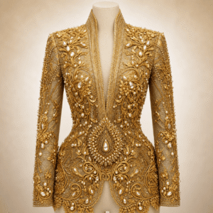Women's Gold Crystal Showmanship Jacket Western Rodeo Horse Show Competition Jacket for Women