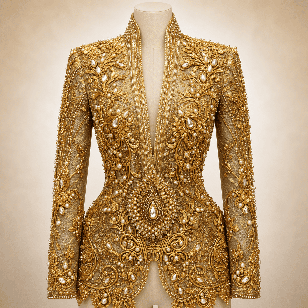 Women's Gold Crystal Showmanship Jacket Western Rodeo Horse Show Competition Jacket for Women - Image 2