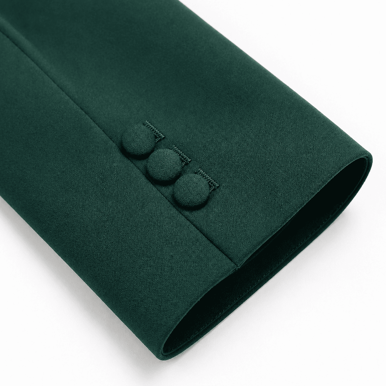 Women’s Showmanship Hunt Coat Emerald Green Equestrian Coat with Tailored Fit & Classic Buttons - Image 3