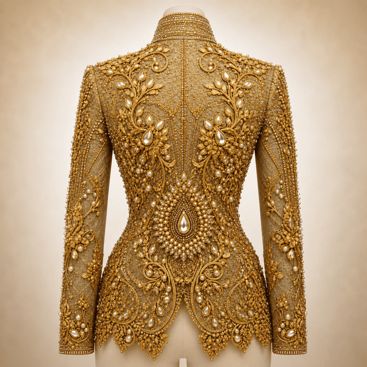 Women's Gold Crystal Showmanship Jacket Western Rodeo Horse Show Competition Jacket for Women - Image 4