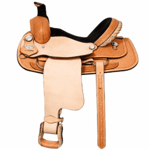 Roughout Barrel Saddle Black Suede Seat Premium Western Horse Saddle Trail Ranch Riding Tack