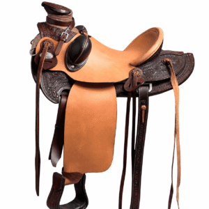 Floral Tooled Western Horse Saddle Premium Hand Carved Leather Riding Tack