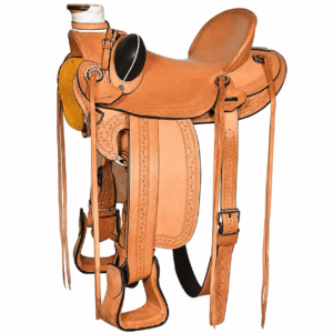 Light Oil Western Horse Saddle Premium Leather Riding Tack Handcrafted Equestrian Saddle