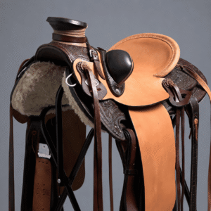 Floral Tooled Western Horse Saddle Premium Hand Carved Leather Riding Tack