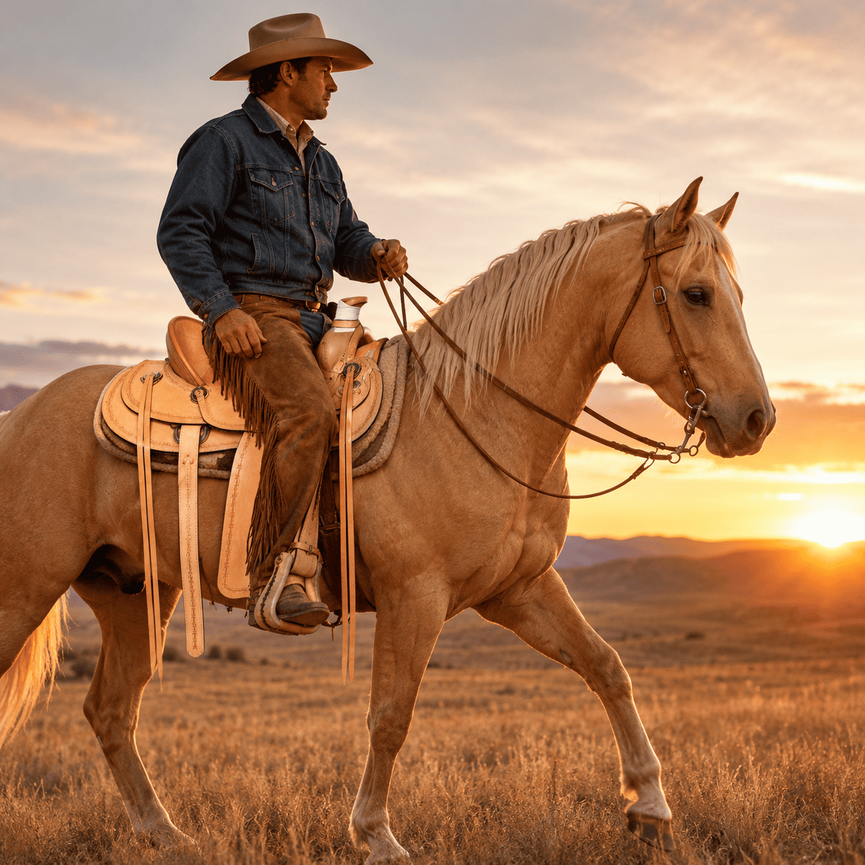 Natural Tan Western Horse Saddle Premium Genuine Leather Handcrafted Western Riding Saddle - Image 6
